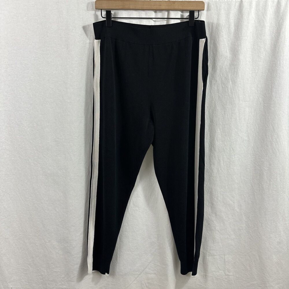 Stella McCartney Side Stripe Sweater Jogger Track Pants Italy Womens Sz 44